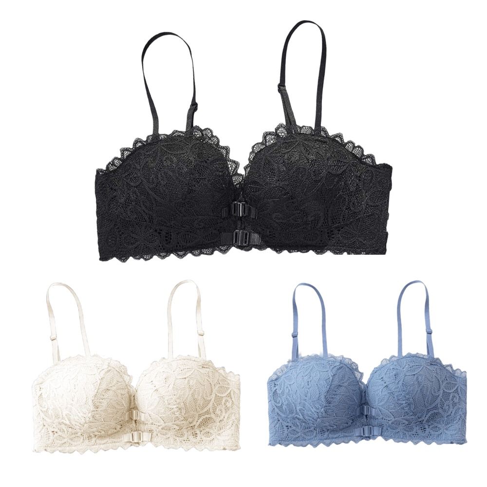 Lingerie Deep V Front Button B - đánh giá và giá Wirefree Bra Comfort
